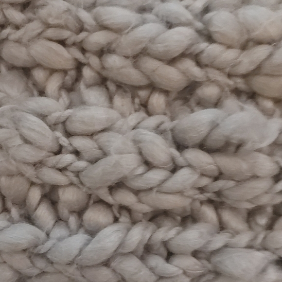 Free People Gray Textured Knit Infinity Scarf - Picture 3 of 5